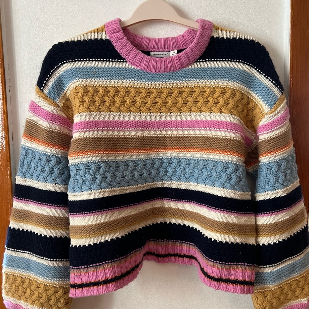 Unsubscribed Striped Cashmere Sweater